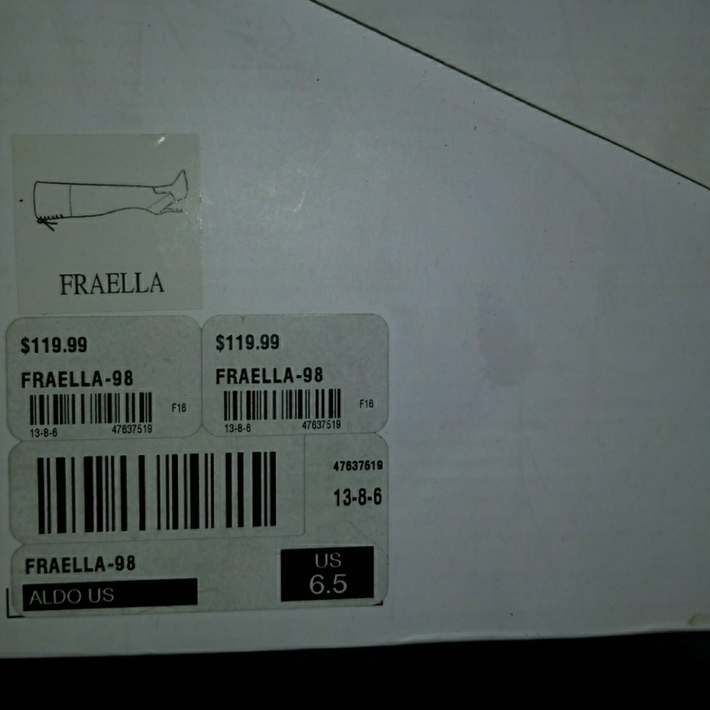 Aldo Fraella thigh high boots